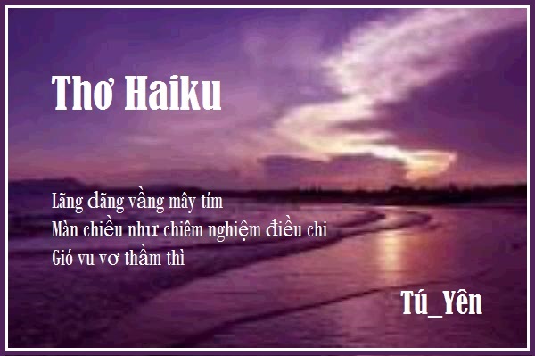 Thơ Haiku (Tú_Yên) Haiku
